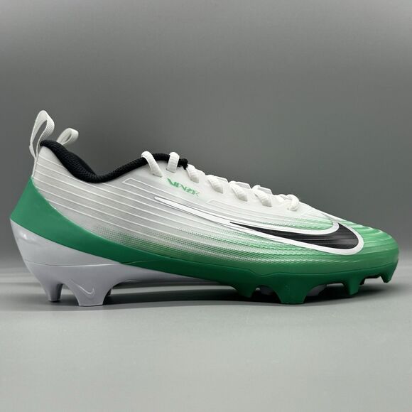 Nike Vapor Speed 3 White Green Football Cleats HM8849-100 Men’s Size 7.5 - Picture 1 of 9